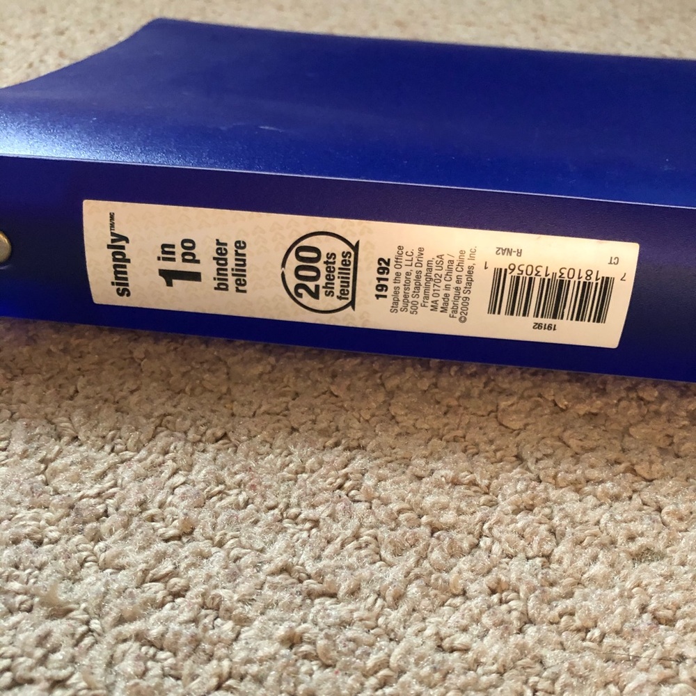 Set Of Three: Three- Ringed Binders - Picture 5 of 8